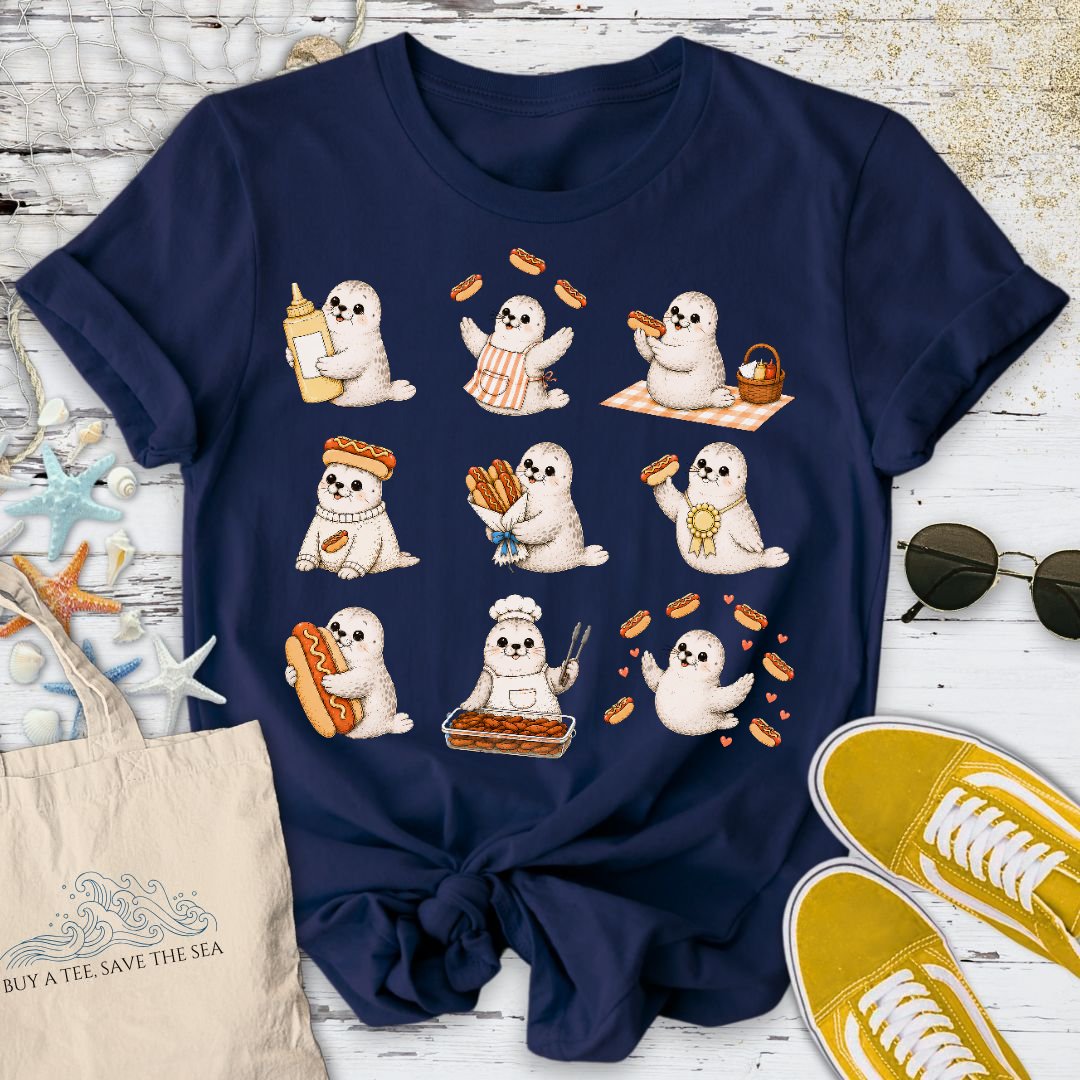 Hot Dog Seal T-Shirt