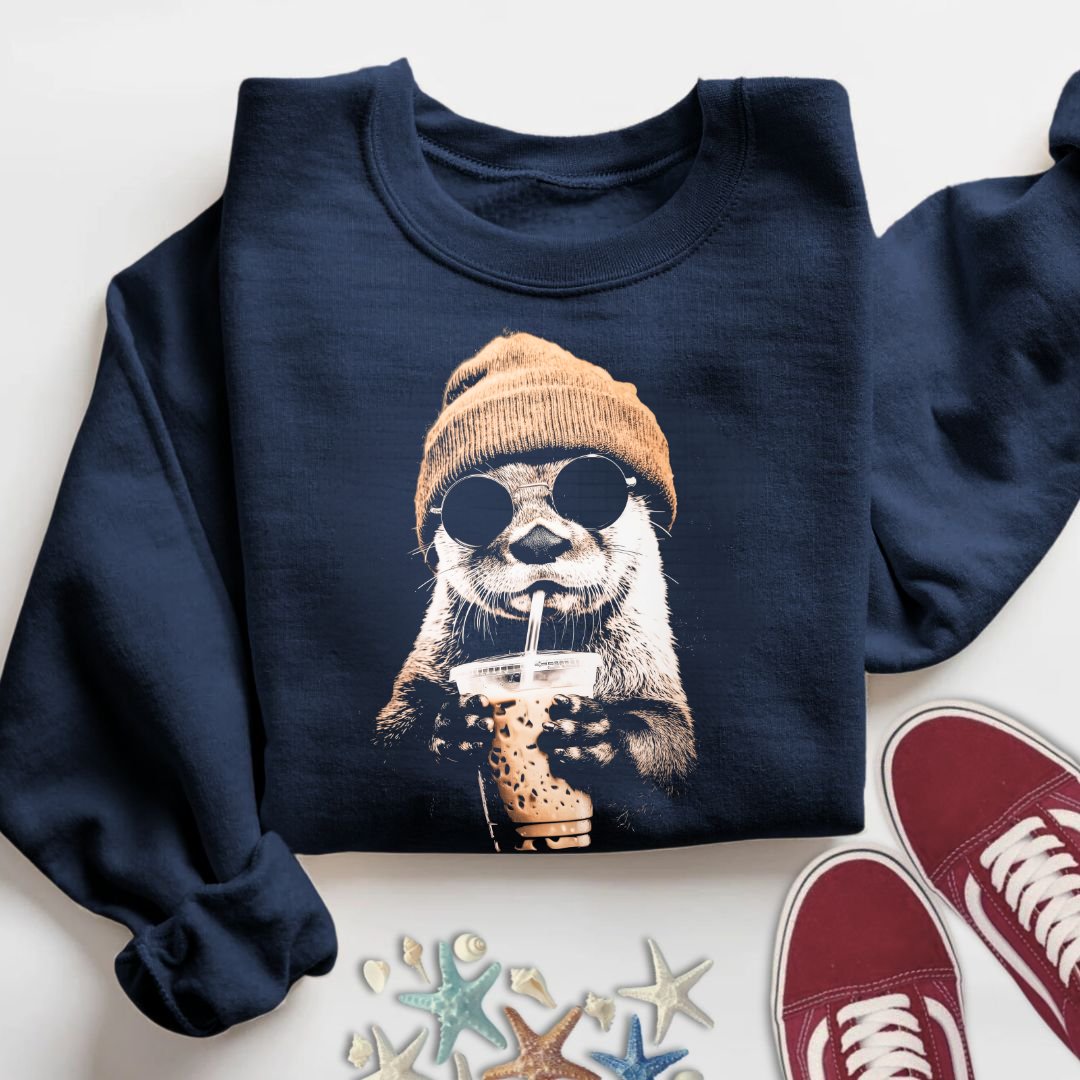 Hipster Otter Sweatshirt