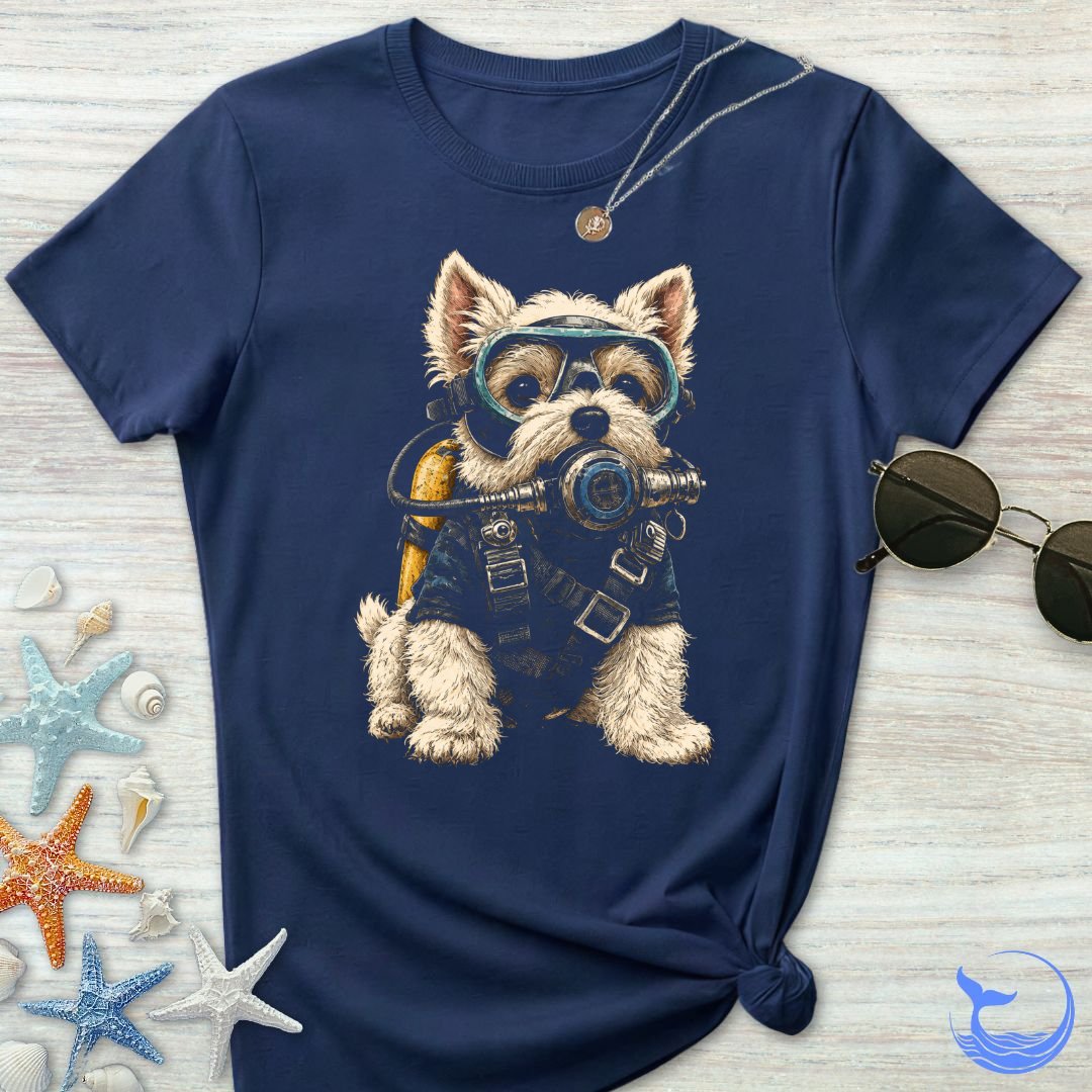 Scuba Diver Dog Women's T-Shirt