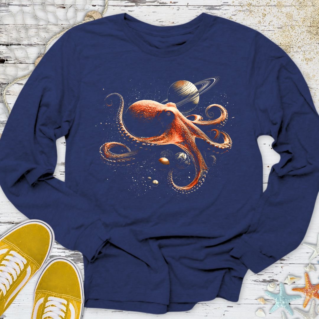 Cosmic Octopus Long Sleeve Tee