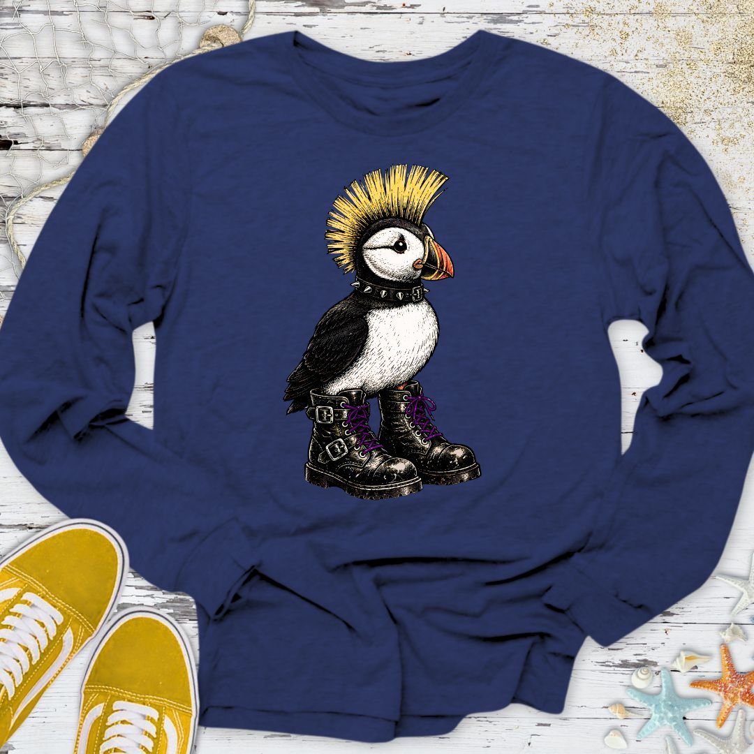 Puffin Punk Long Sleeve Tee