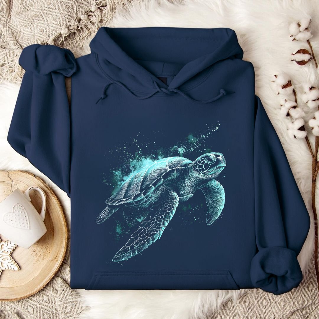 Bioluminescent Turtle Hoodie