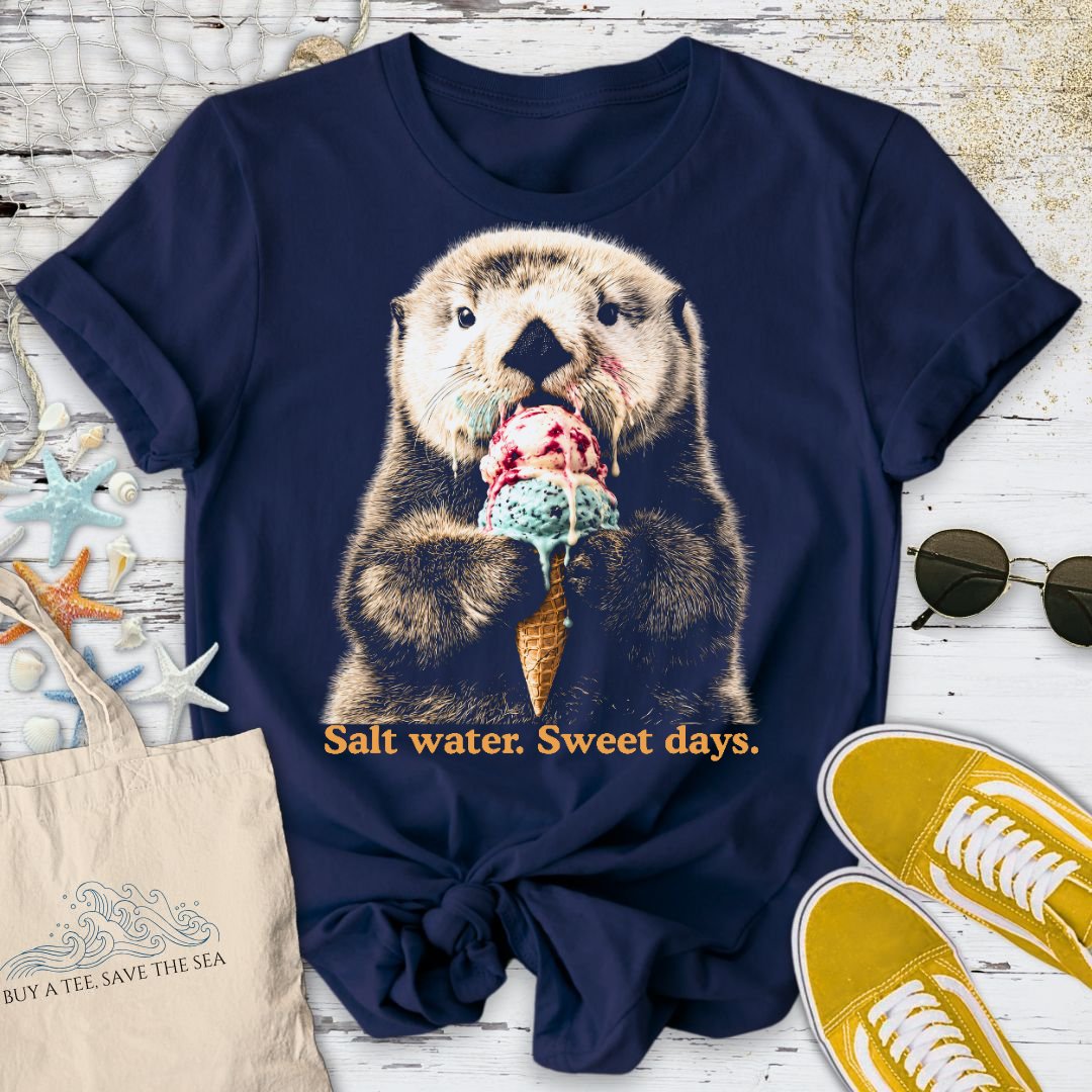Salt Water Sweet Days Otter T-Shirt
