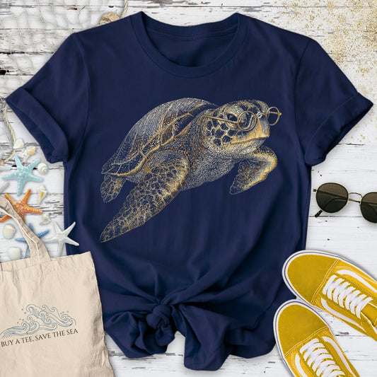 The Scholar Turtle T-Shirt