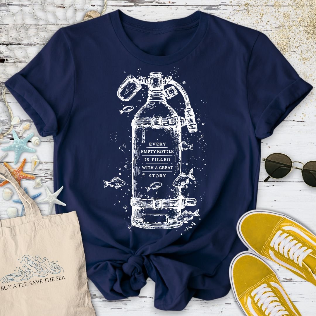 Scuba Tank, Great Story T-Shirt