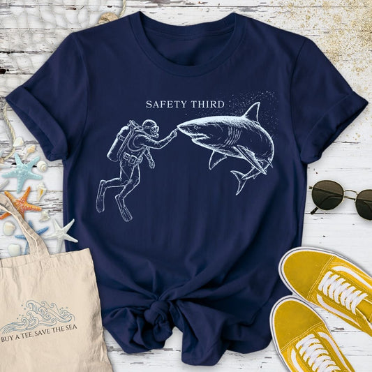 Safety Third, Shark T-Shirt
