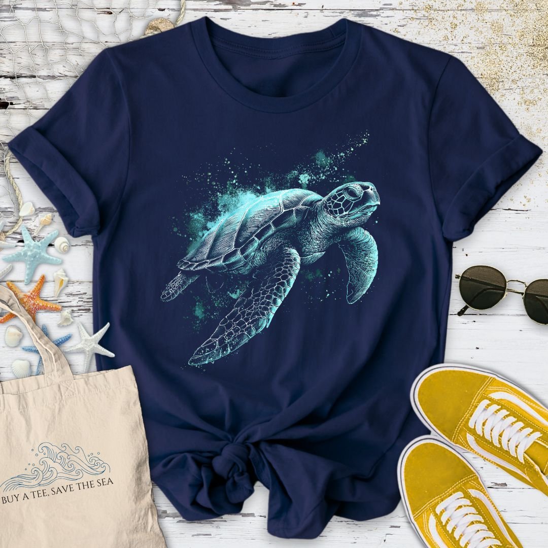 Bioluminescent Turtle T-Shirt