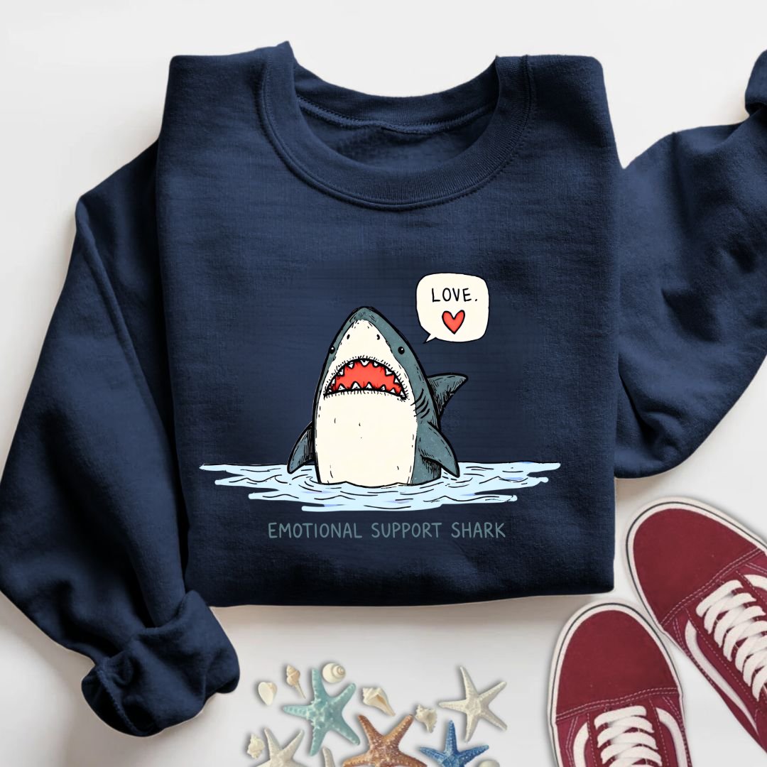 Emotional Support Shark Sweatshirt
