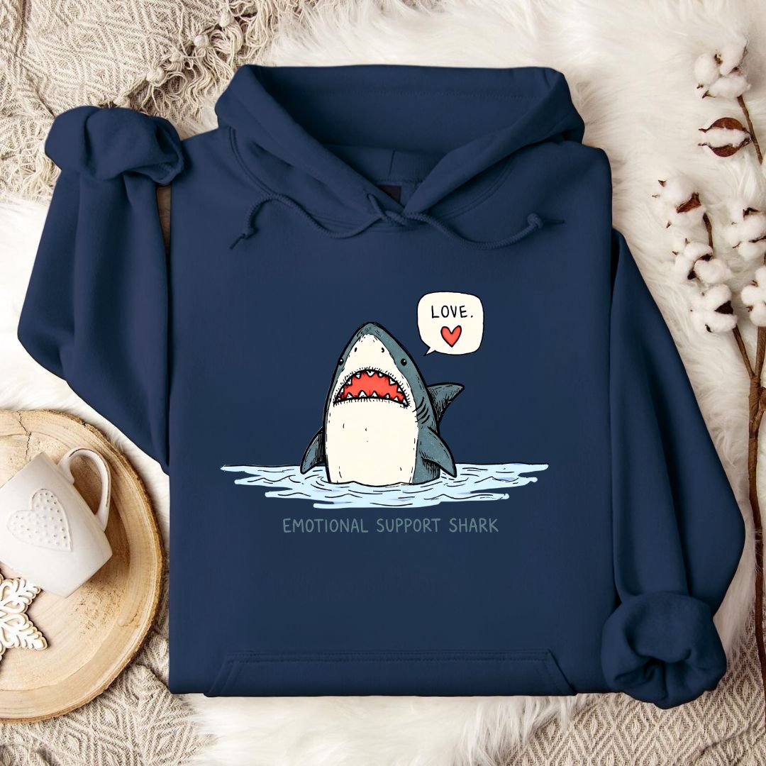 Emotional Support Shark Hoodie