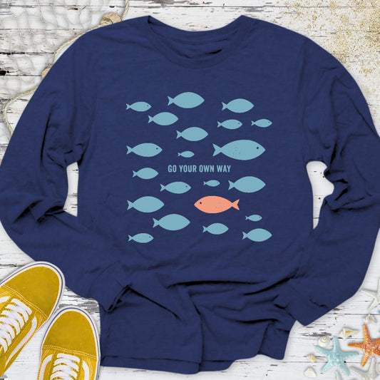Go Your Own Way Long Sleeve Tee