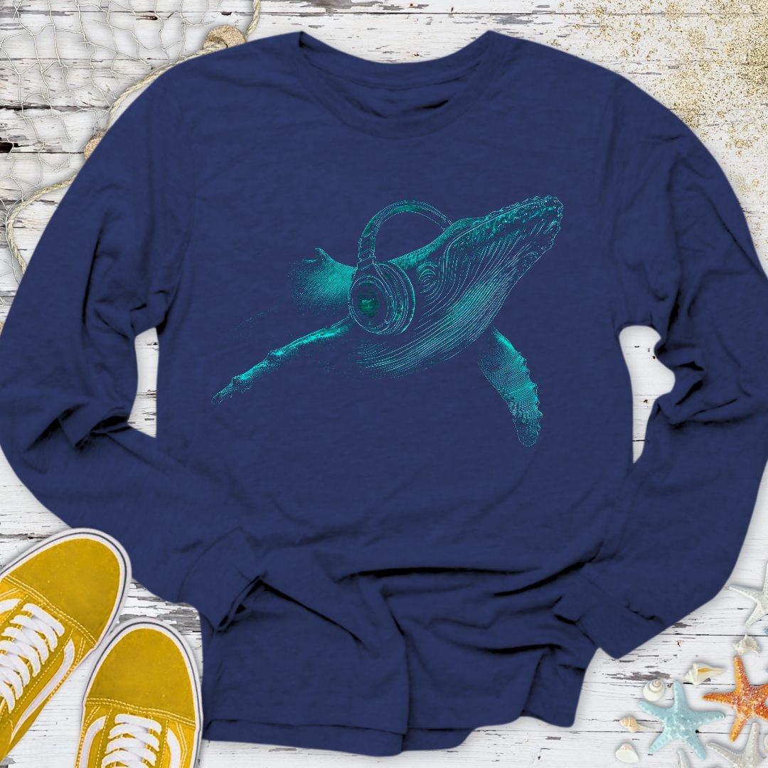 Melody Whale Long Sleeve Tee