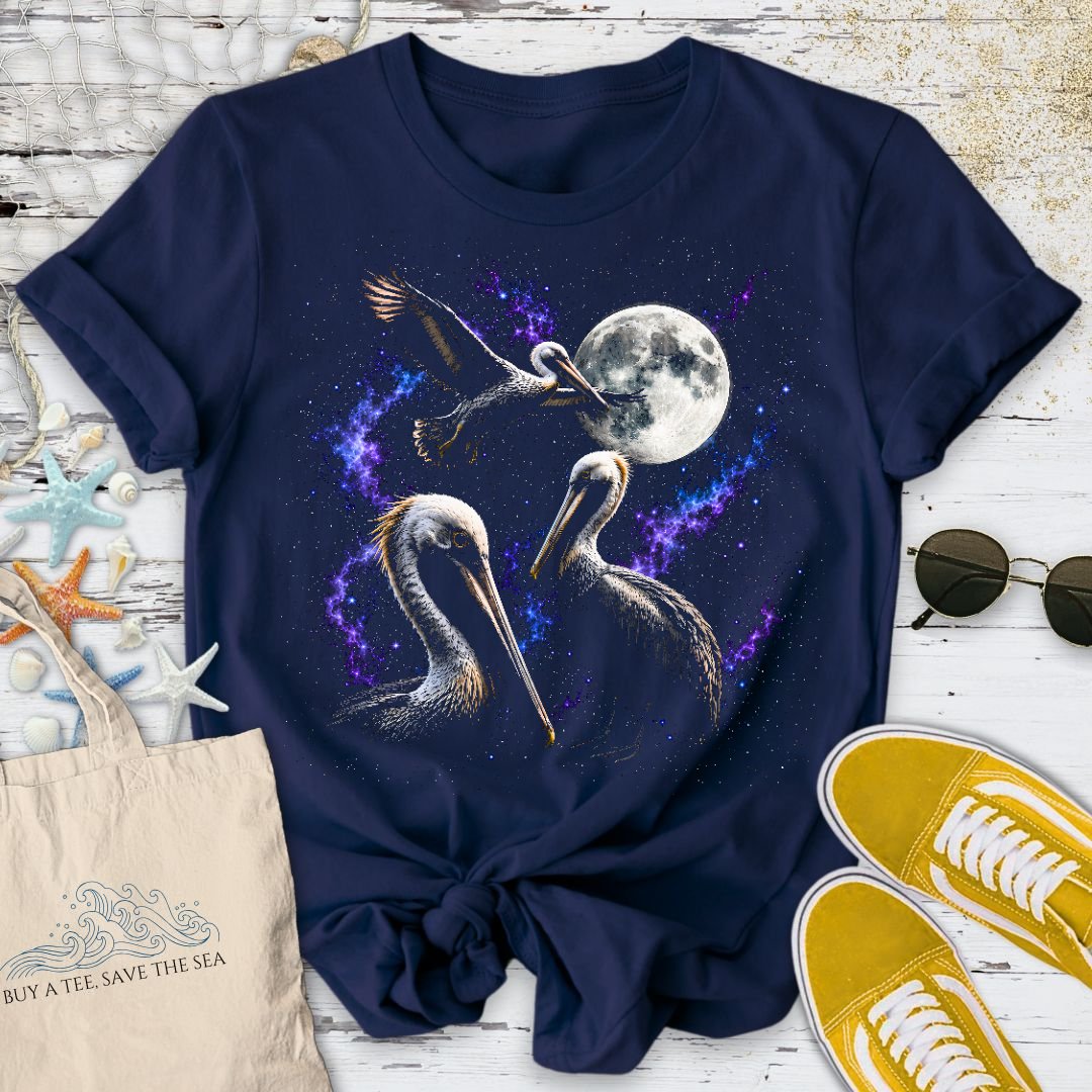 Moon Pelicans T-Shirt