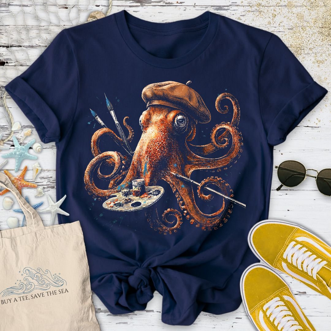 Artist Octopus T-Shirt