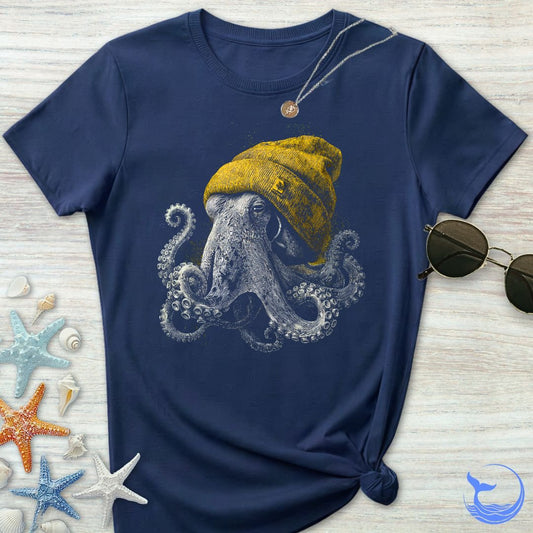 Winter Octopus Women's Relaxed T-Shirt