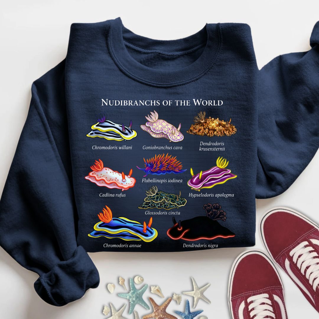 Nudibranchs Of The World Sweatshirt