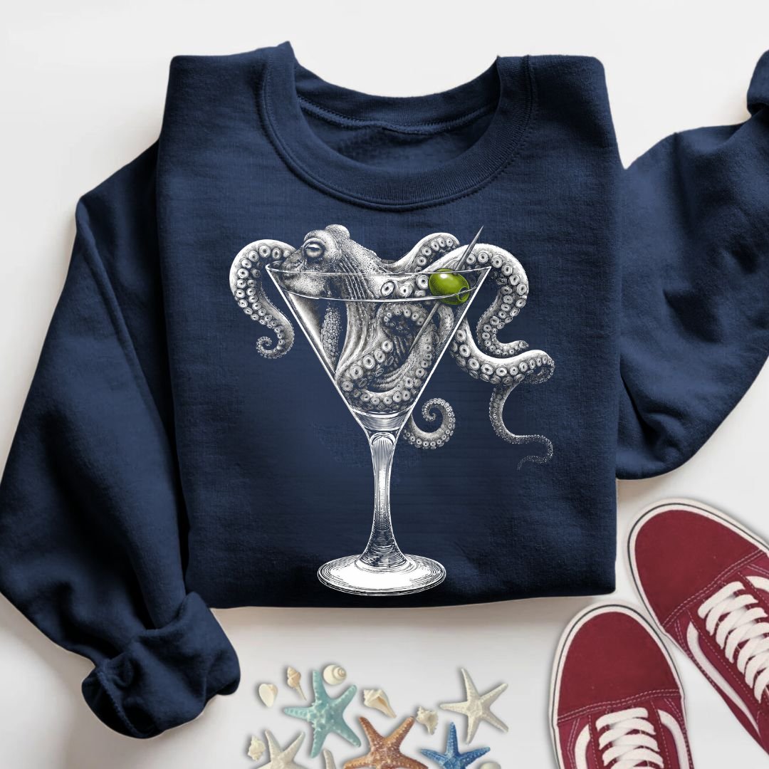 Octopus Martini Sweatshirt