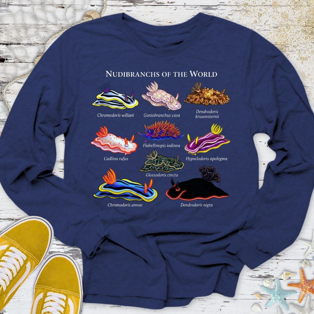 Nudibranchs Of The World Long Sleeve Tee