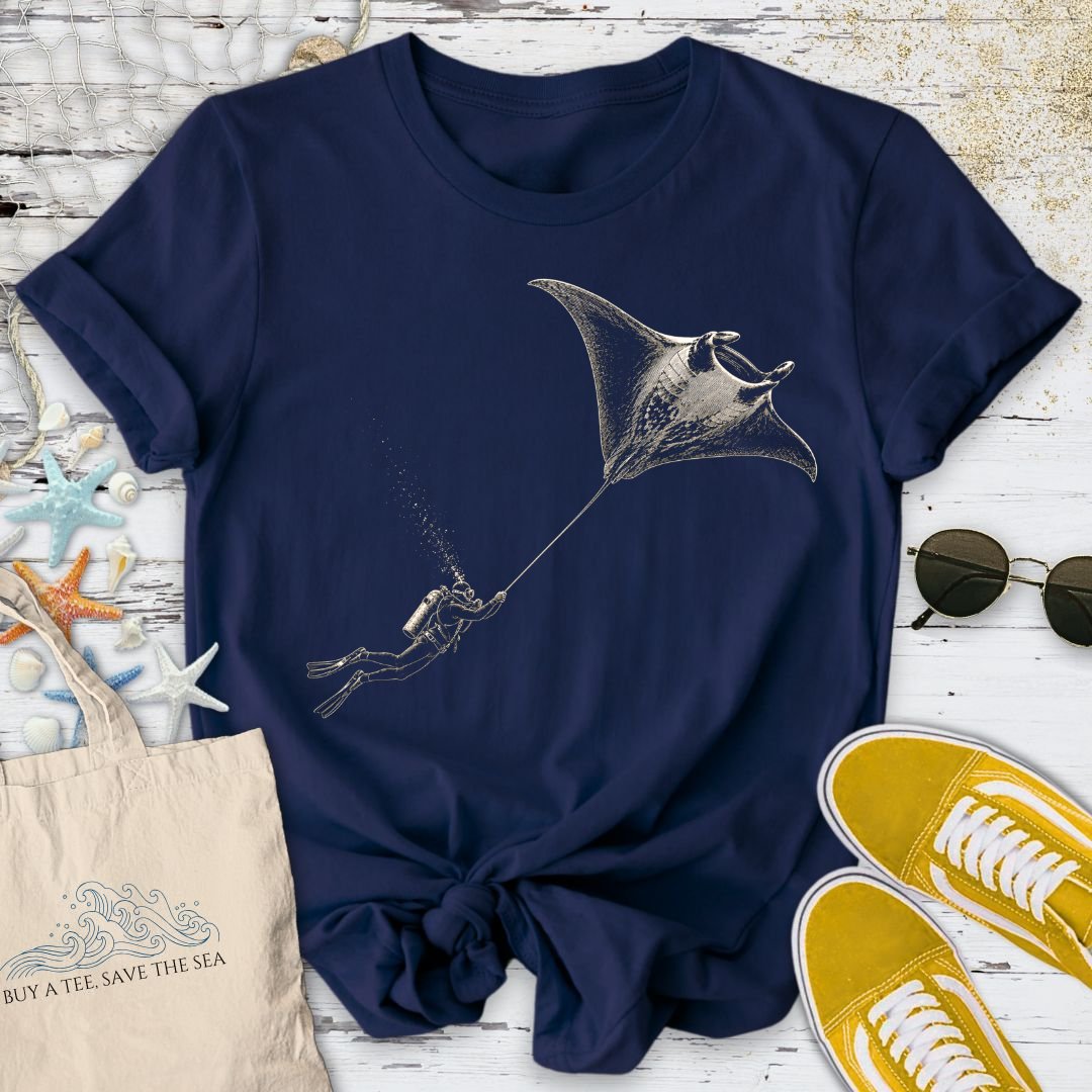 Flowing With A Manta T-Shirt