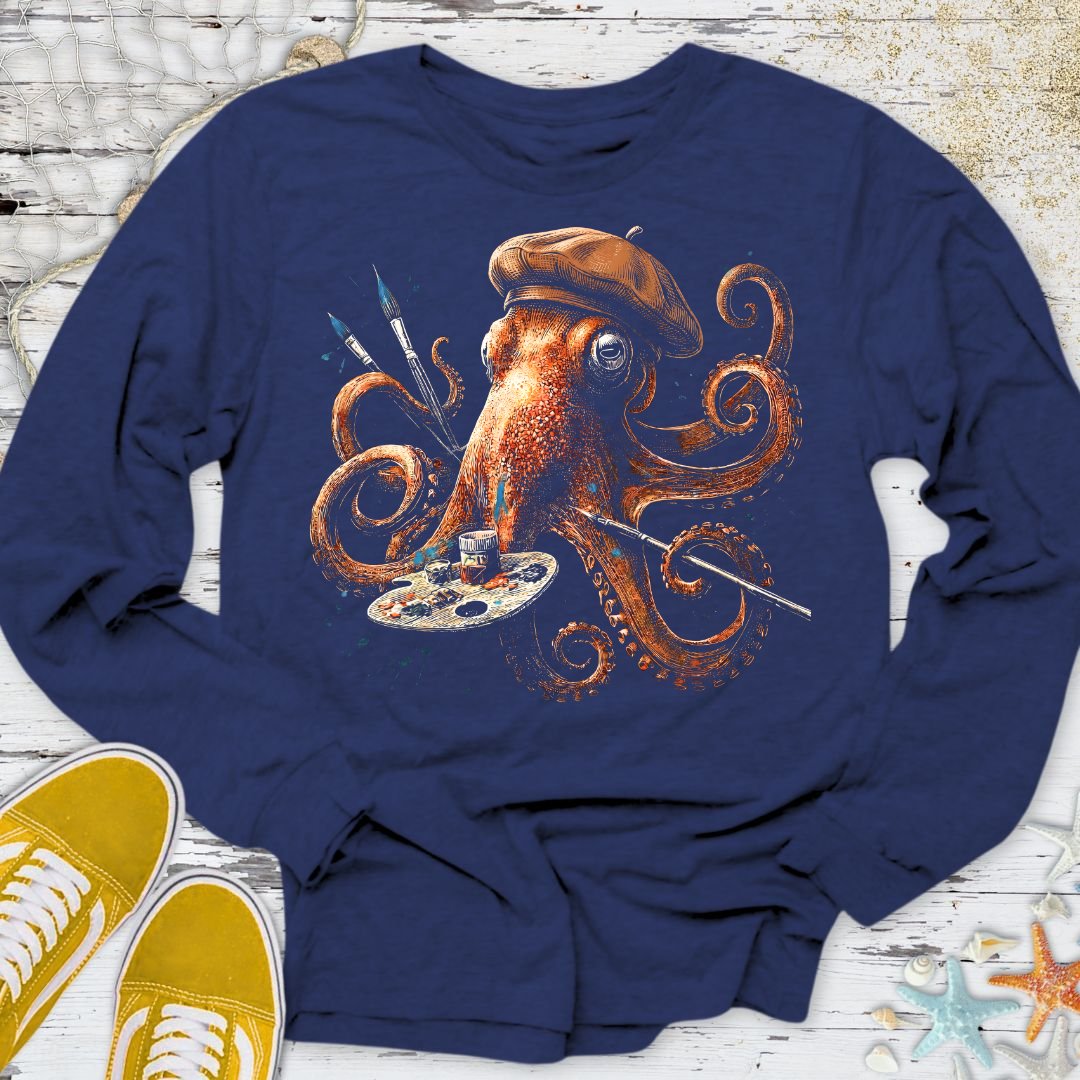 Artist Octopus Long Sleeve Tee