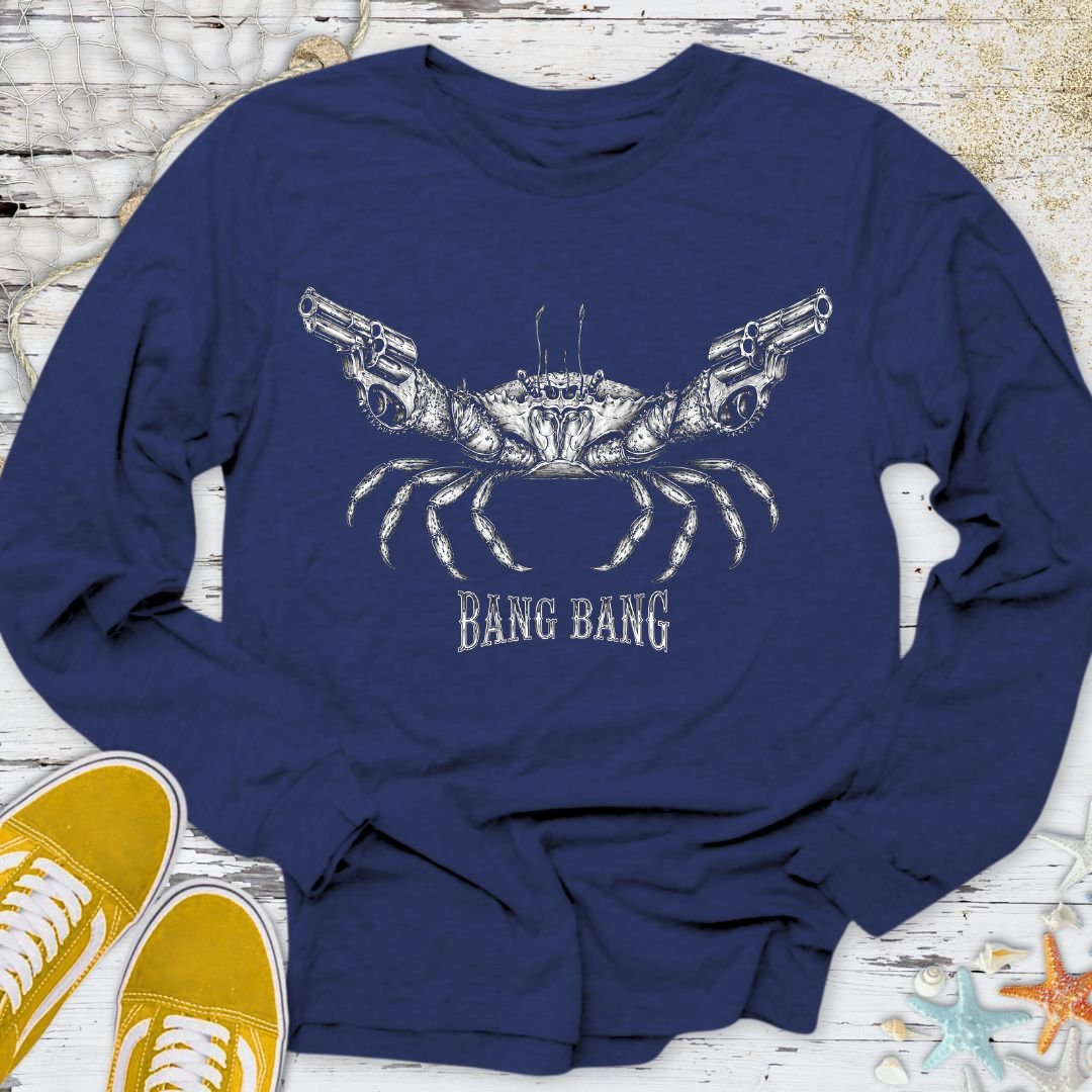Bang Bang Crab Long Sleeve Tee