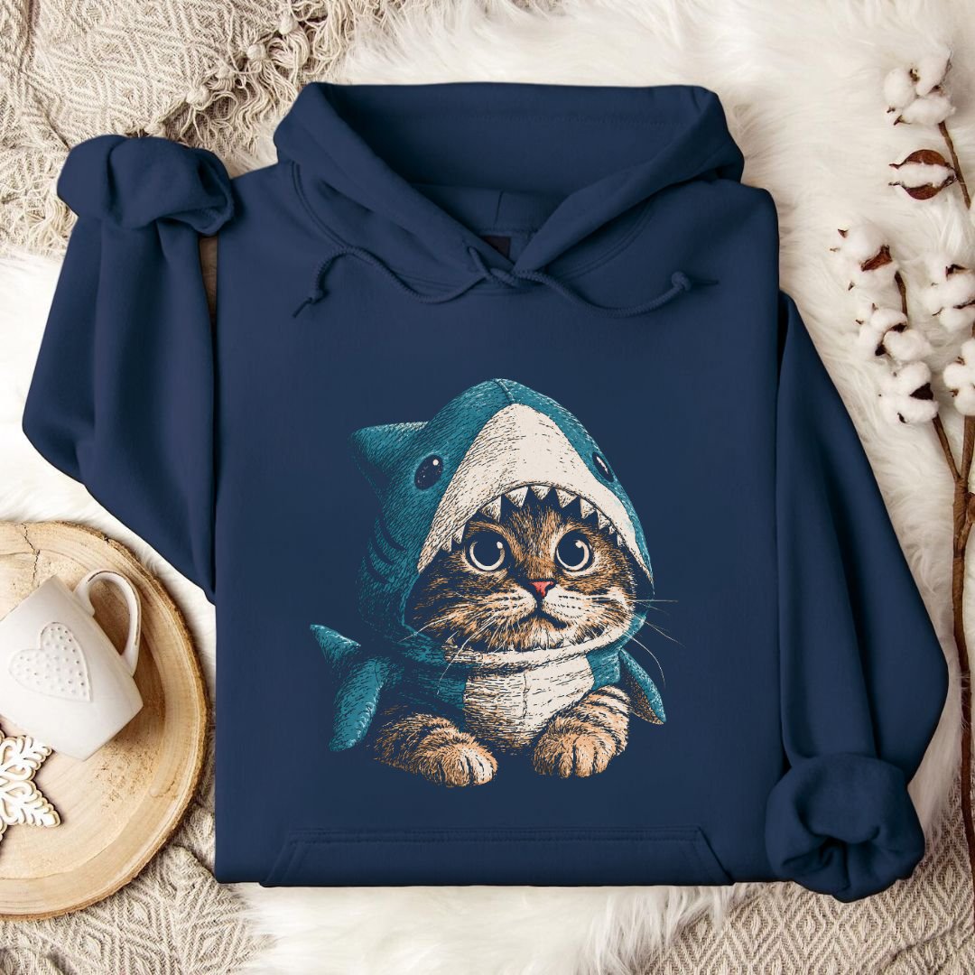 I'm A Real Shark, Cat Hoodie