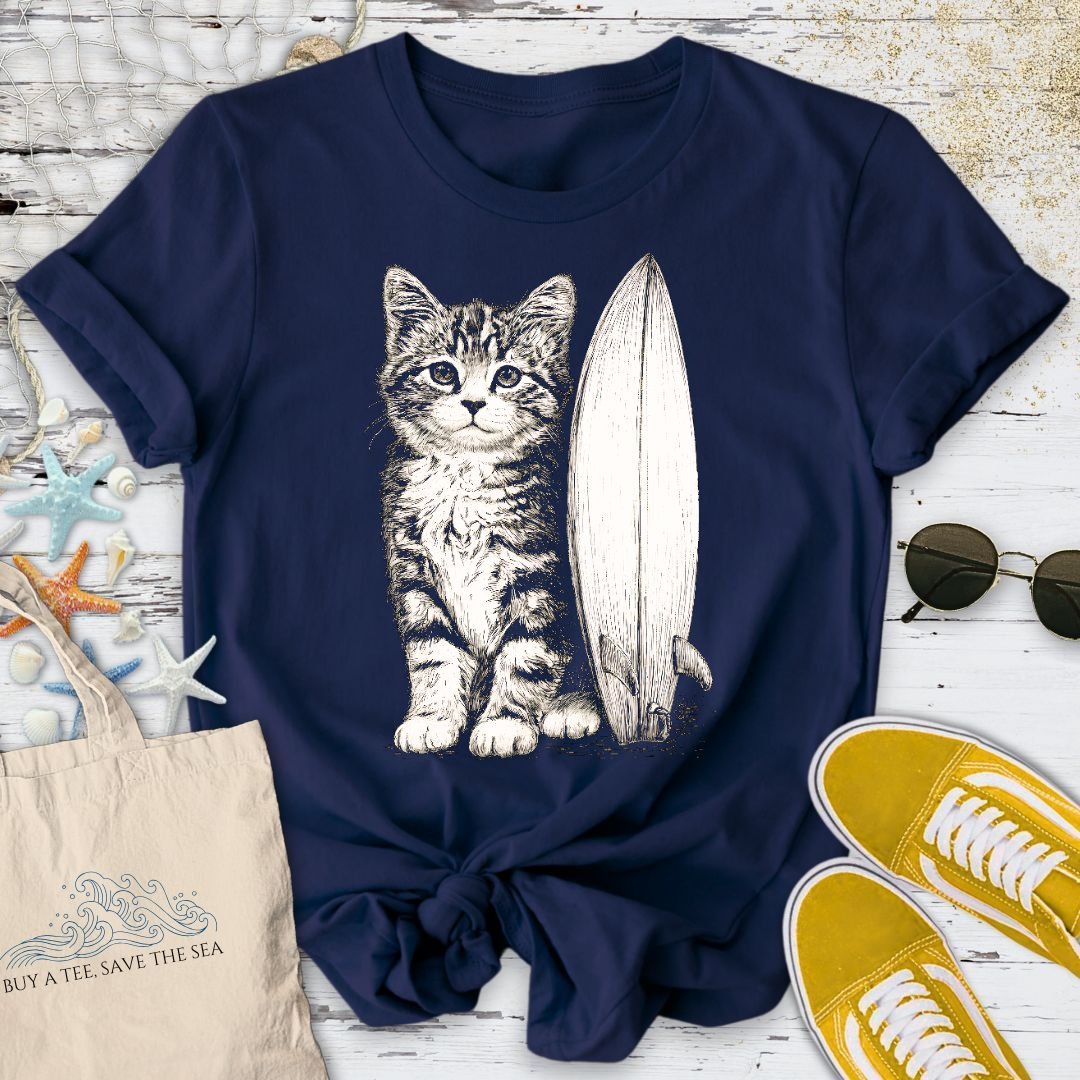 Surfer Cat T-Shirt