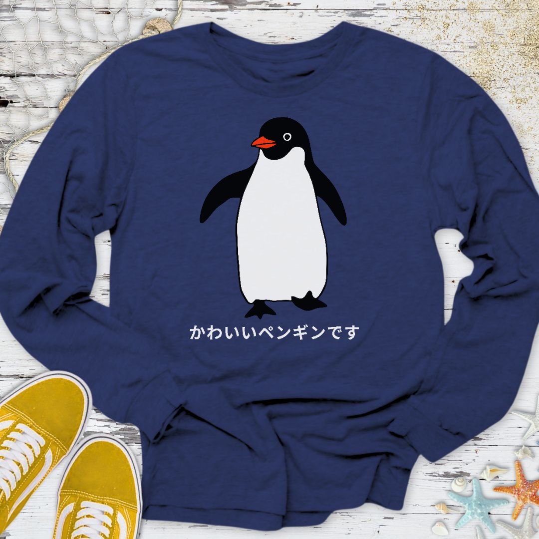 Cute Penguin Long Sleeve Tee