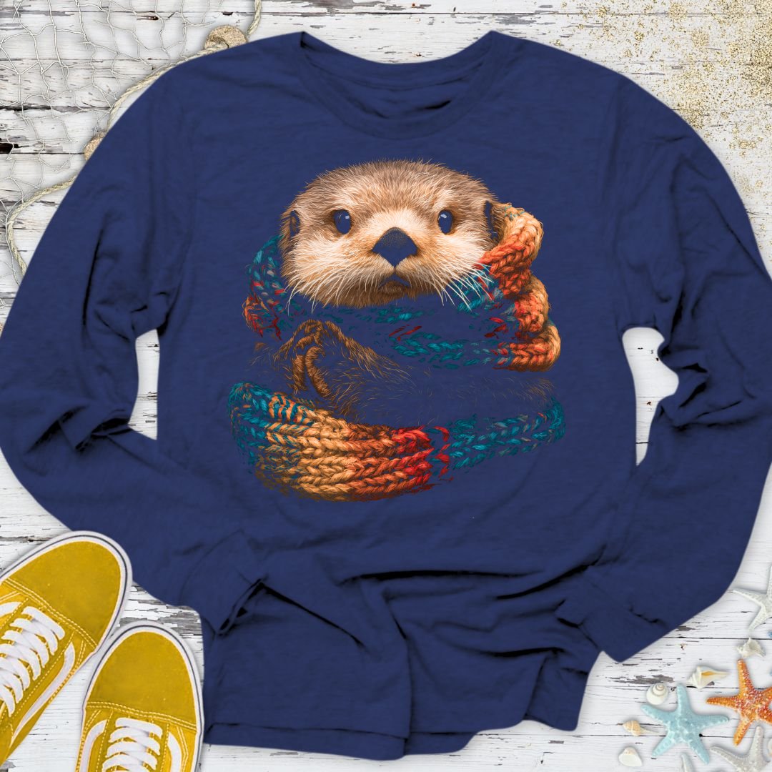 Winter Ready, Otter Long Sleeve Tee