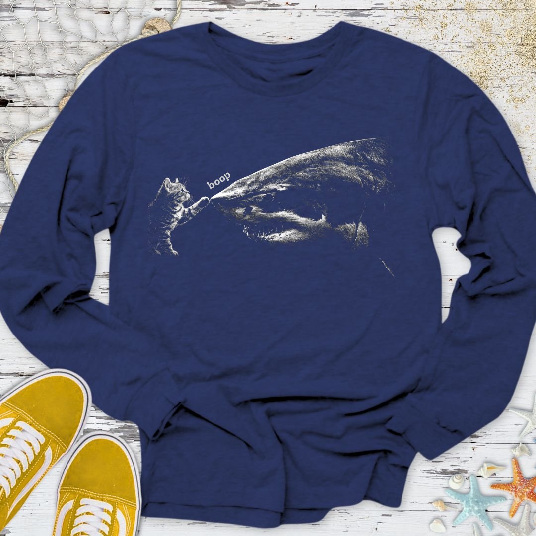Boop Cat Long Sleeve Tee