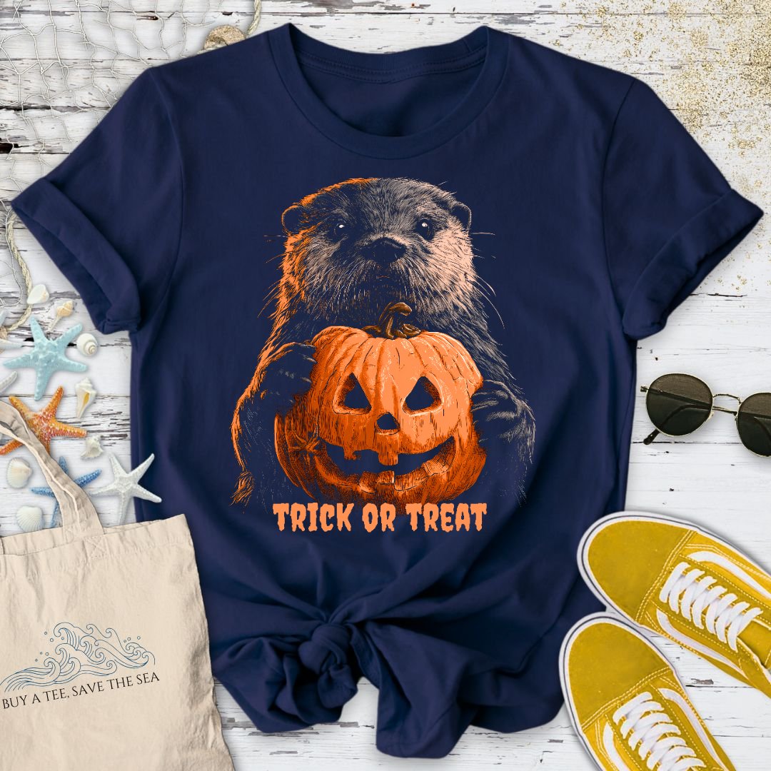 Trick Or Treat, Sea Otter T-Shirt