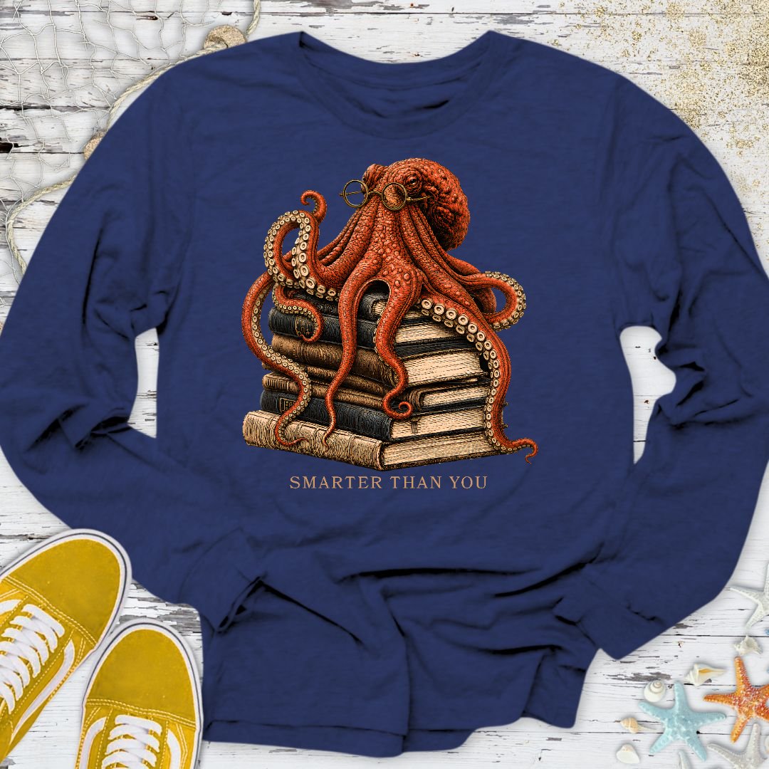 Smarter Than You, Octopus Long Sleeve Tee
