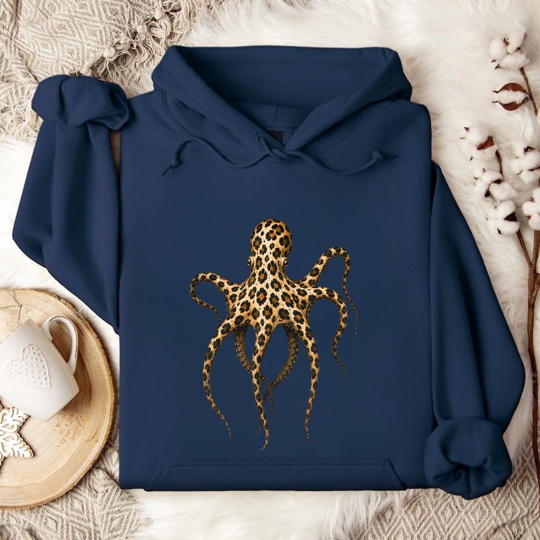 Cheetah Octopus Hoodie