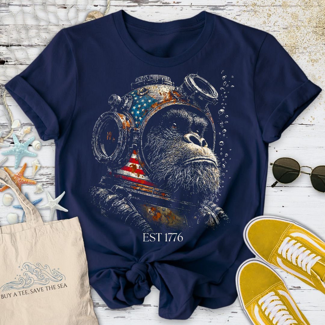 Deep Sea Gorilla USA T-Shirt