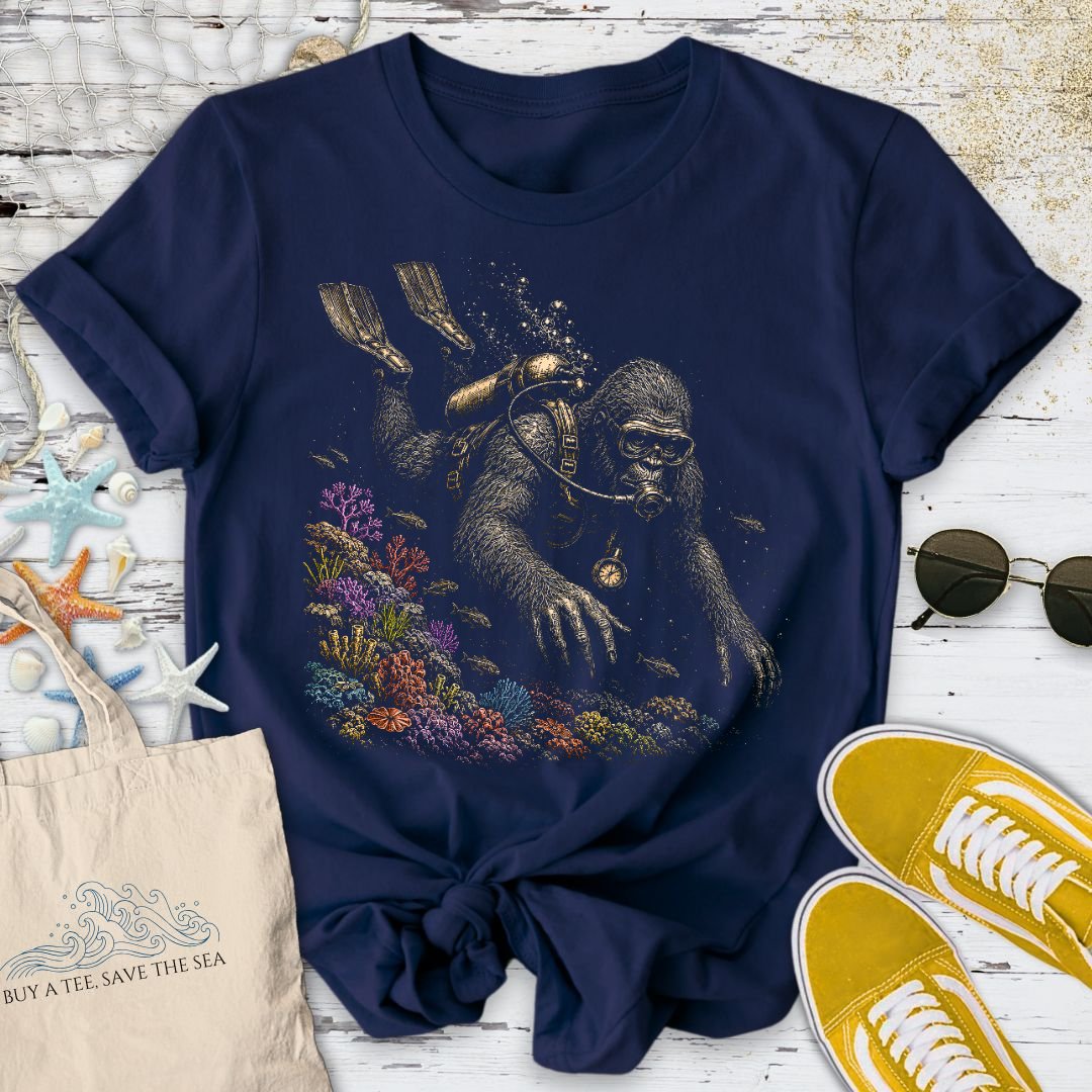 Diving Bigfoot T-Shirt
