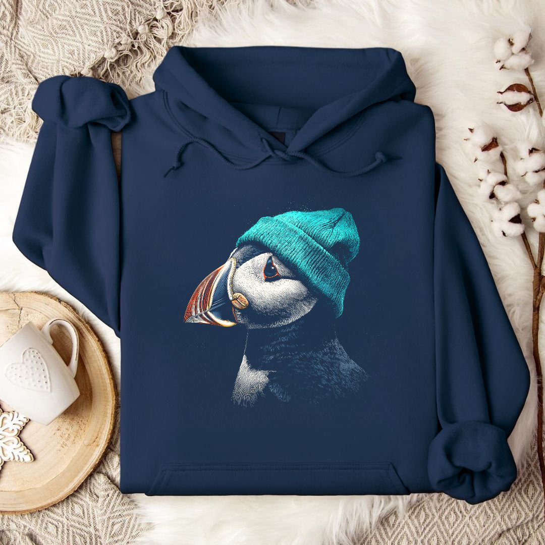 Winter Puffin Hoodie