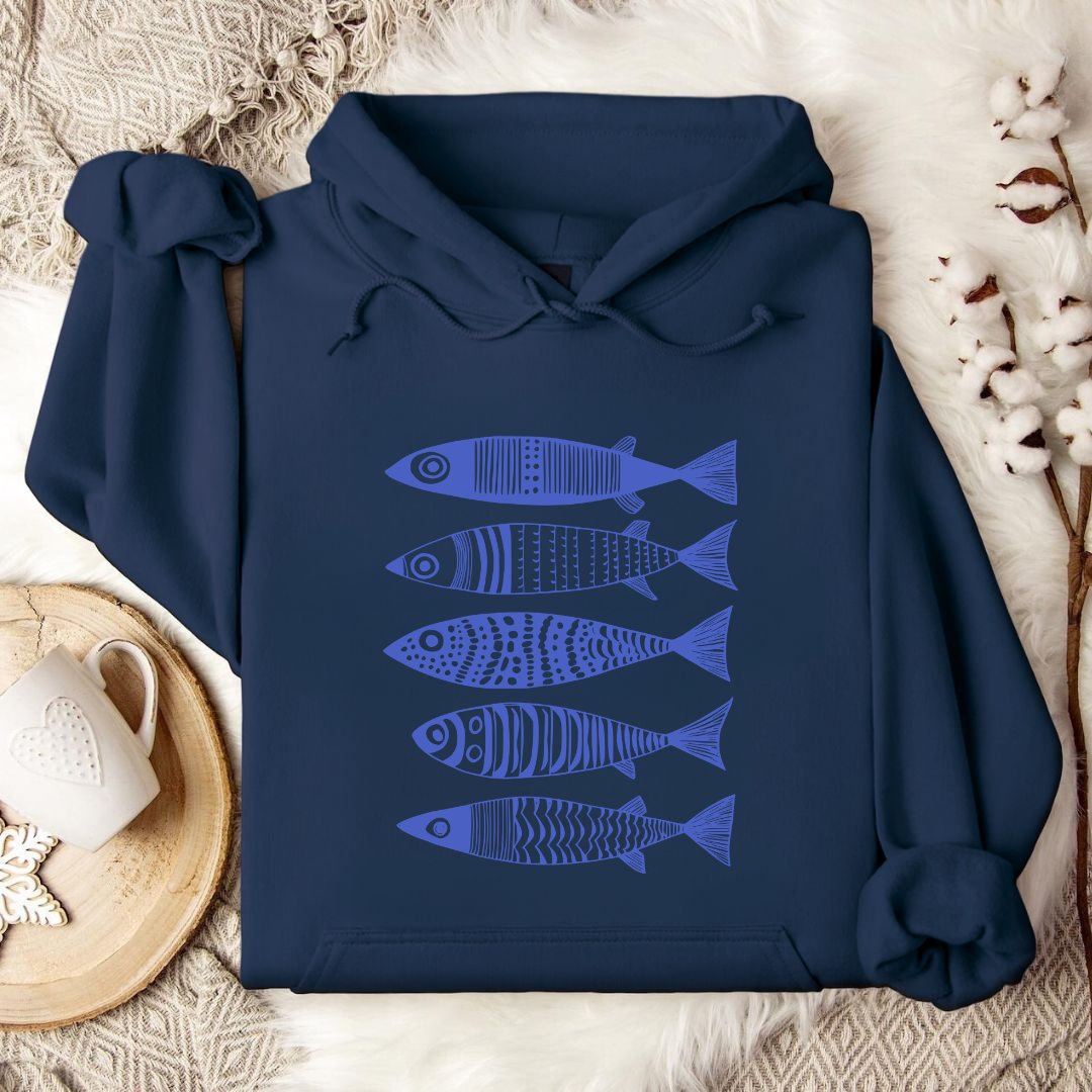 Blue Sardines Hoodie
