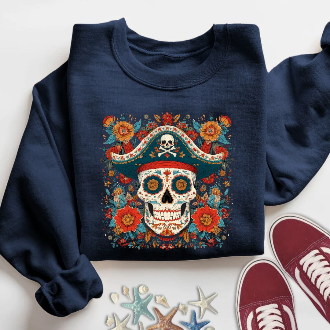 Mexican Pirate Skull Sweatshirt