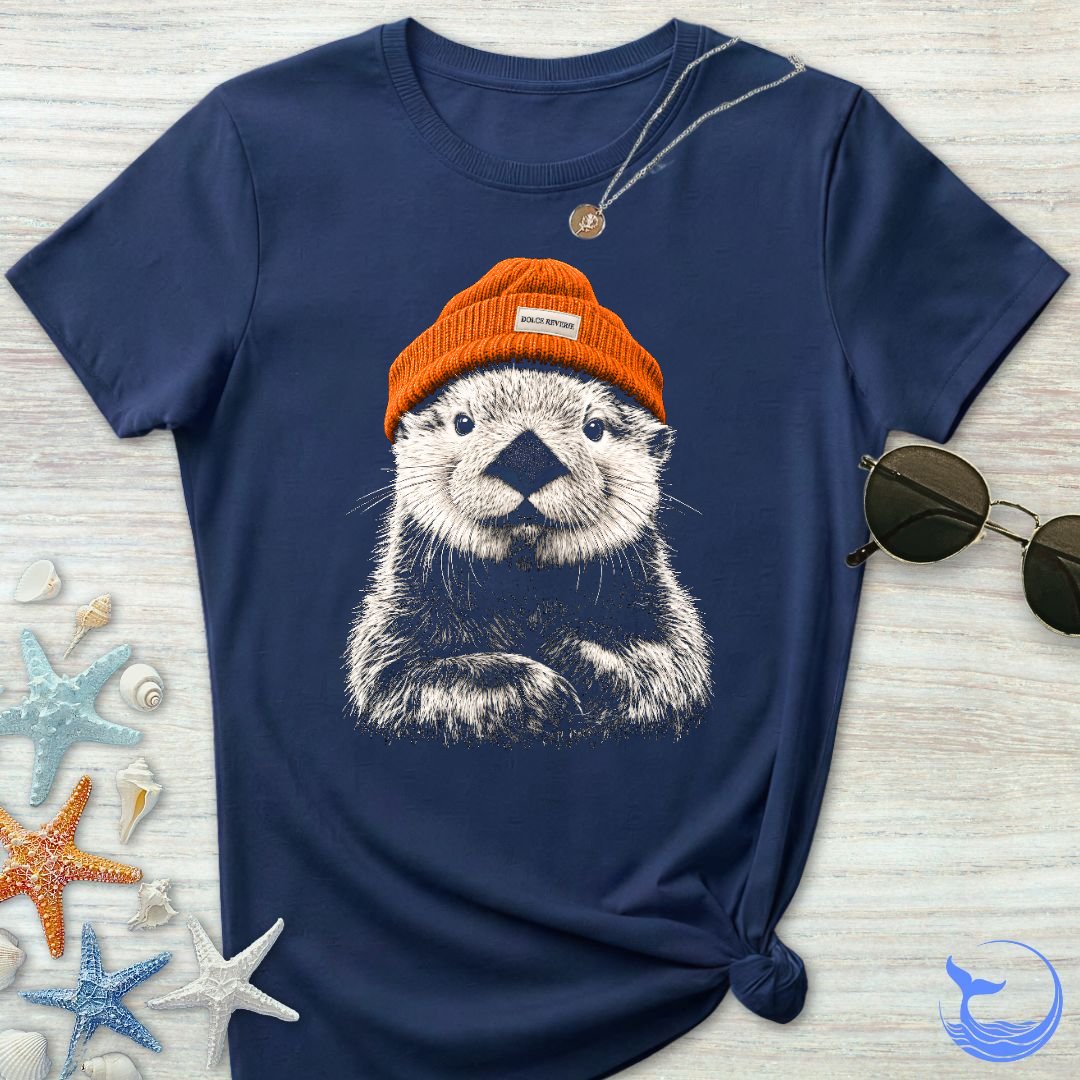 Winter Otter Women's Relaxed T-Shirt