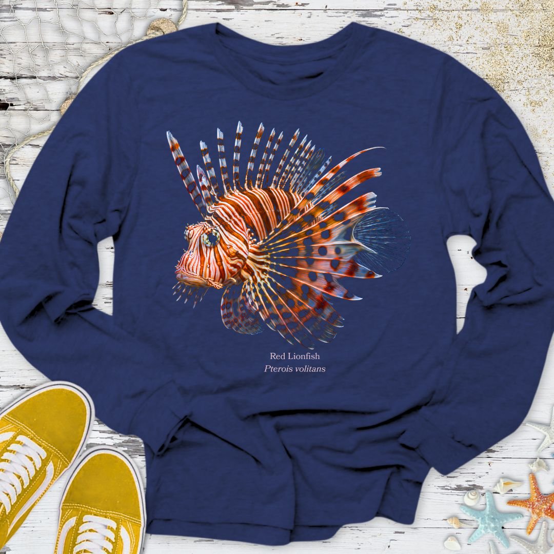 Red Lionfish Long Sleeve Tee