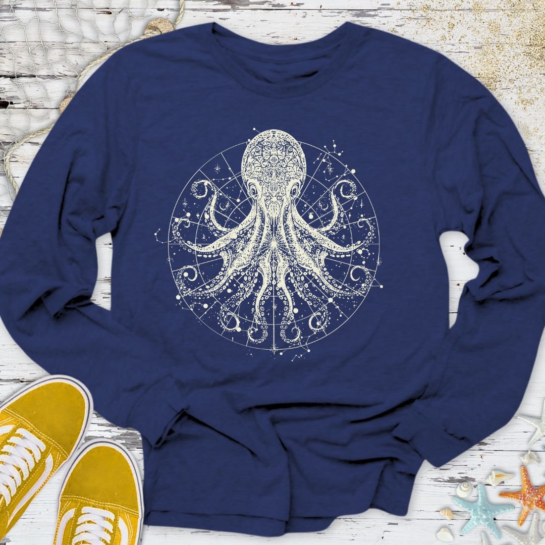 Celestial Octopus Long Sleeve Tee