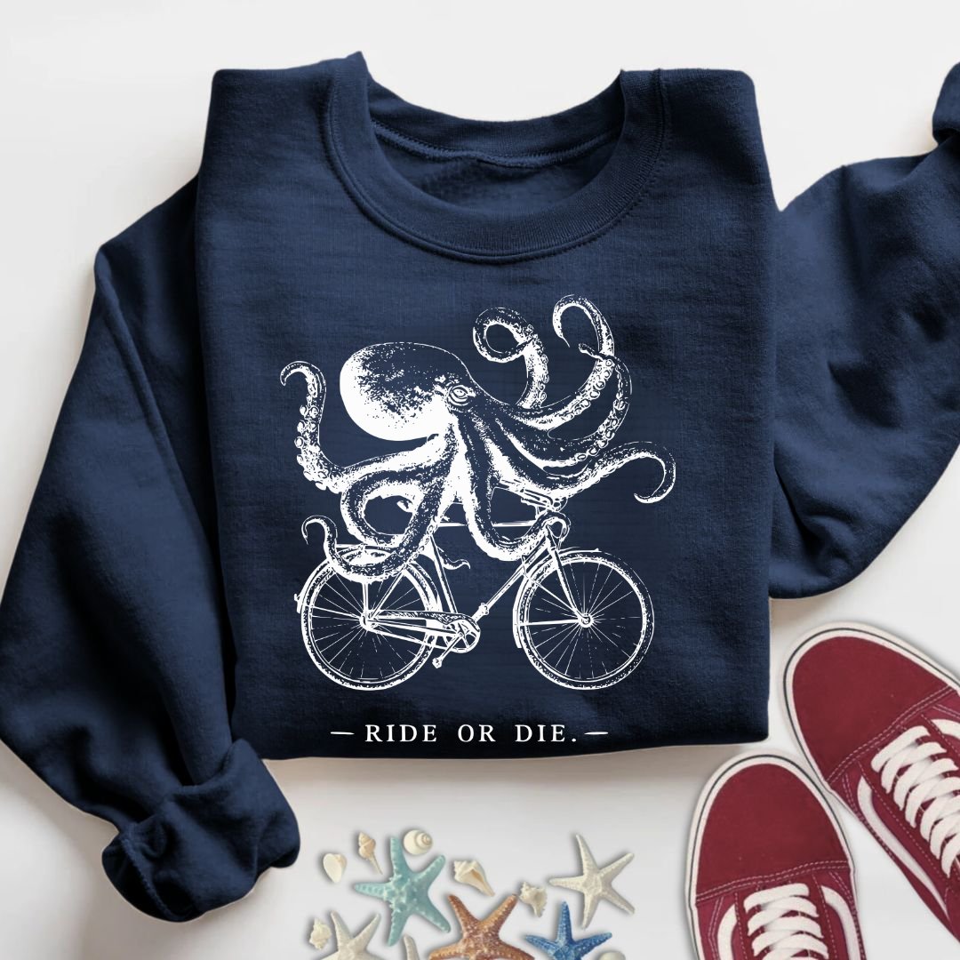 Ride Or Die, Octopus Sweatshirt