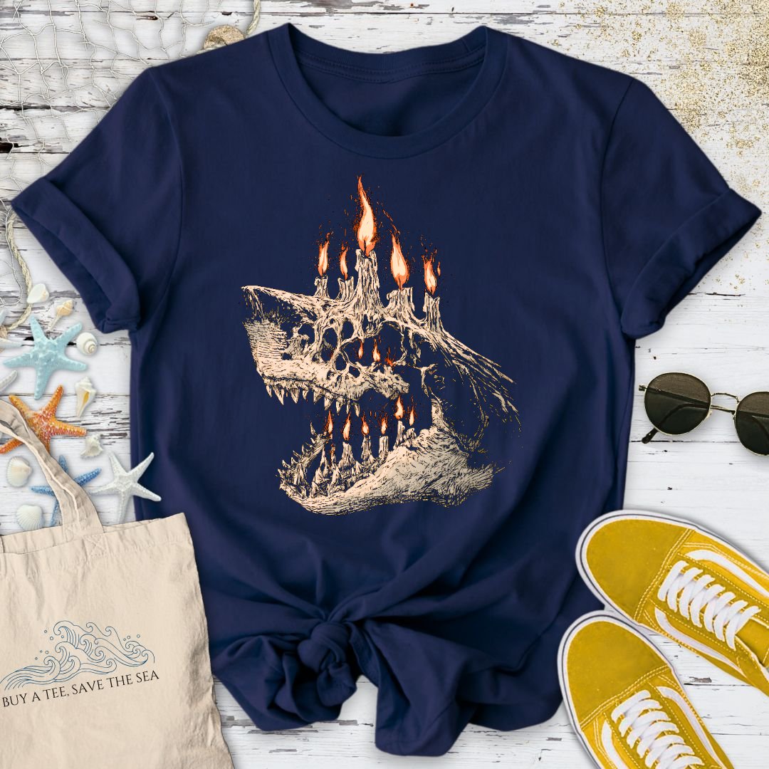 Burning Shark T-Shirt