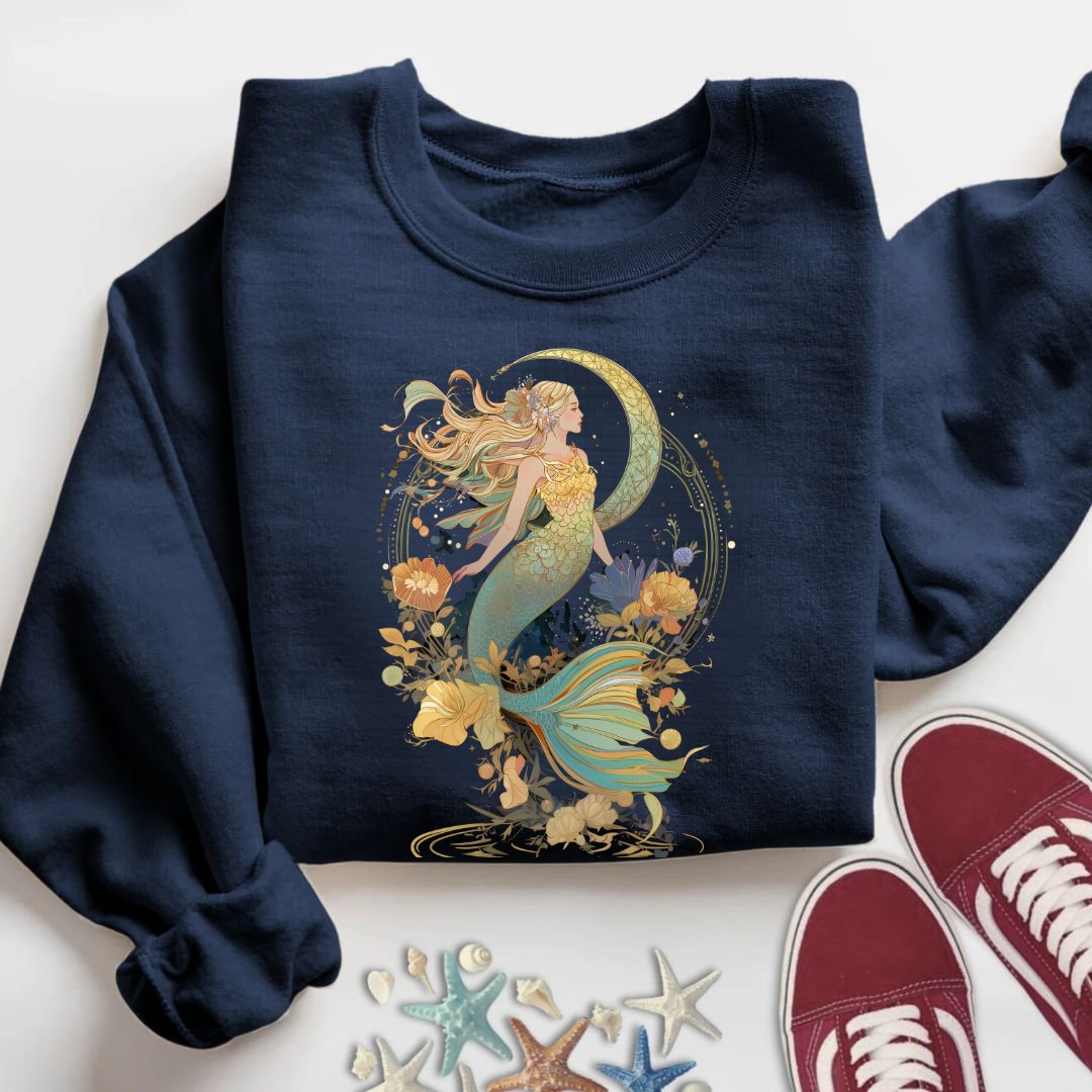 Mermaid Art Nouveau Sweatshirt
