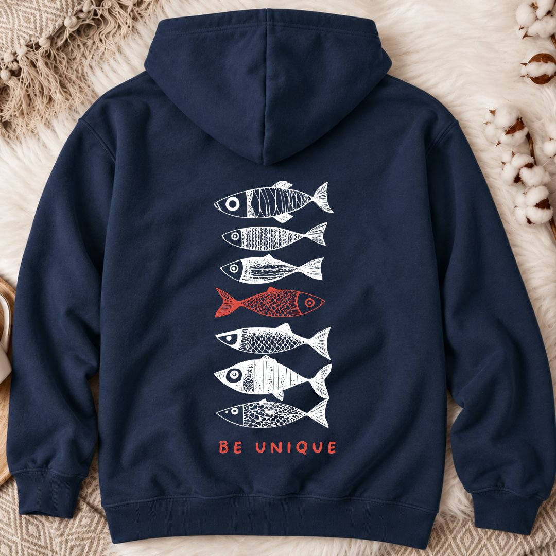 Be Unique Back Print Hoodie