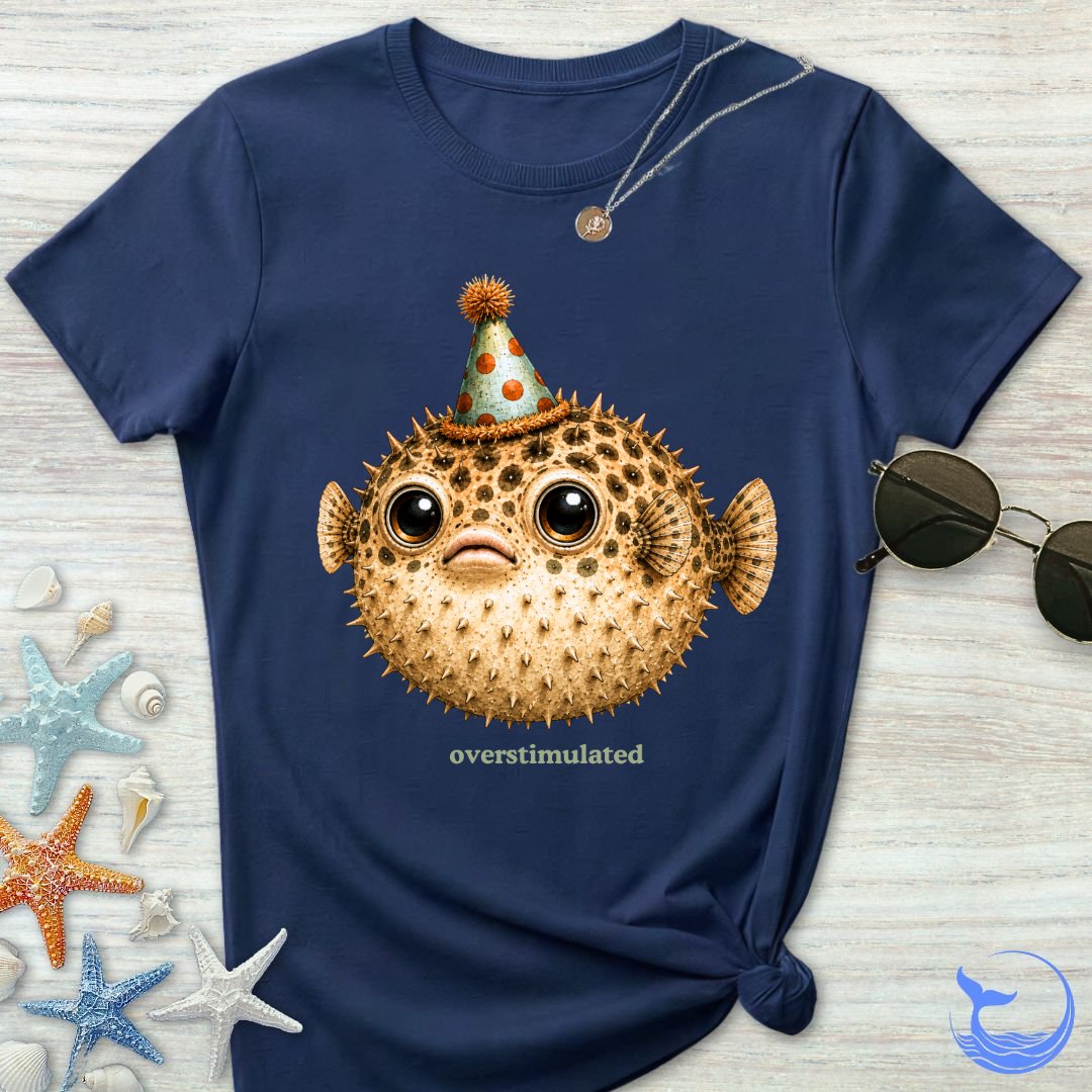 Overstimulated Pufferfish Women's T-Shirt