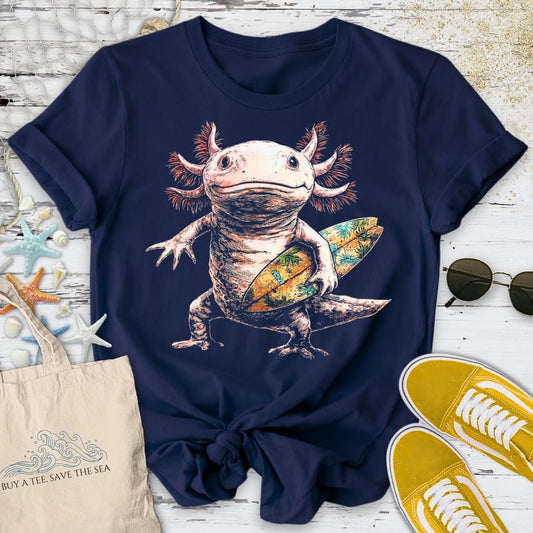 Surfer Axolotl T-Shirt