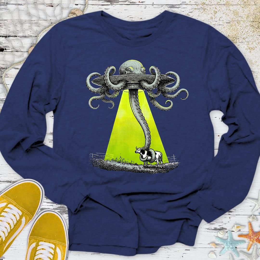 Alien Octopus Long Sleeve Tee