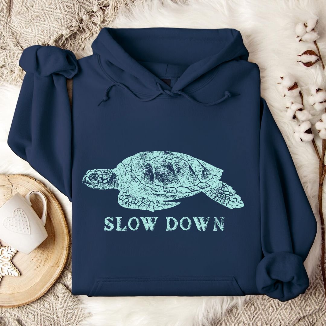 Slow Down Turtle Hoodie
