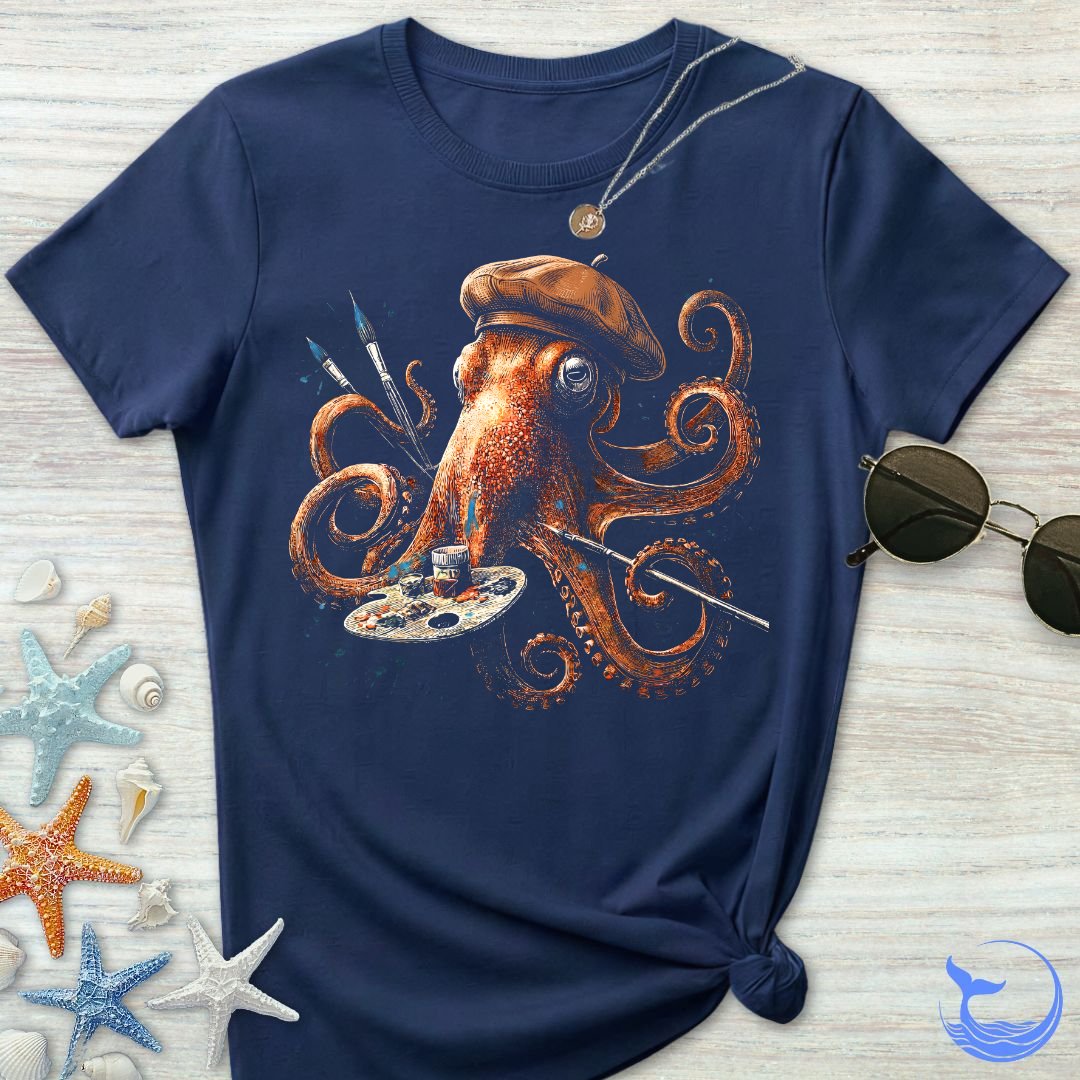 Artist Octopus Women's T-Shirt