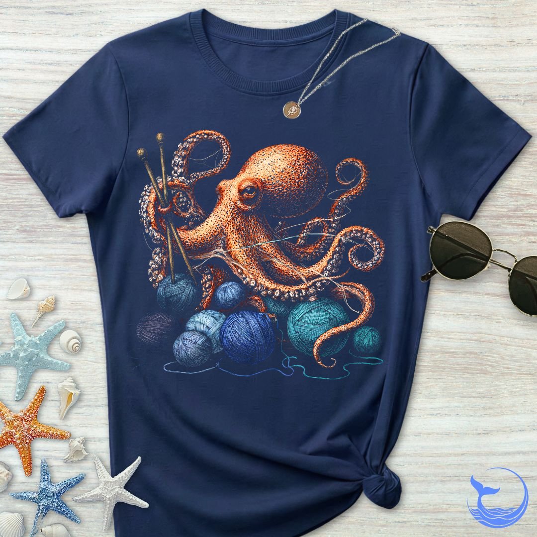 Knitting Octopus Women's T-Shirt